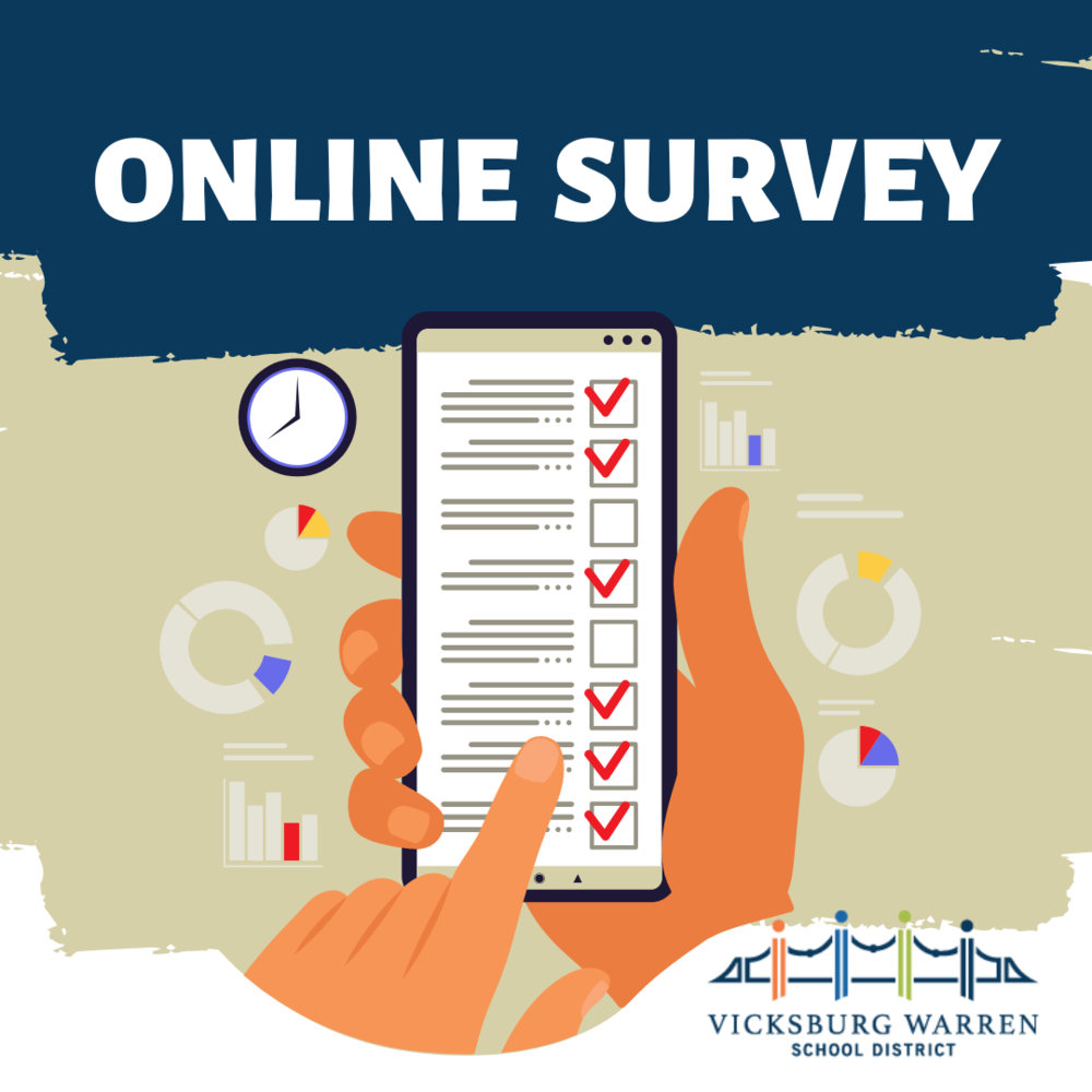hands holding a phone and completing an online survey